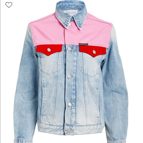 calvin klein colorblock jacket